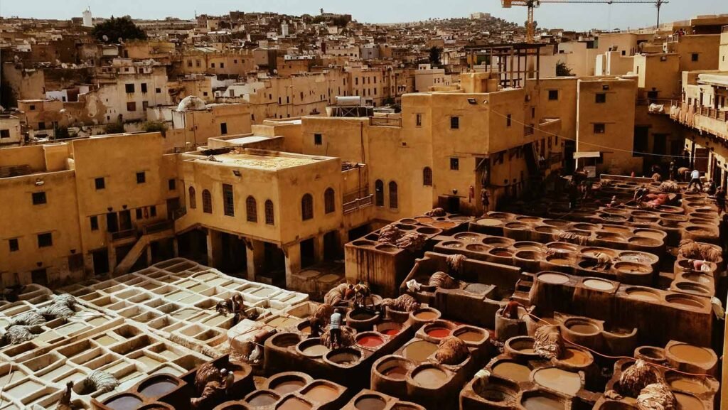 Chouara Artisan at work in Fez